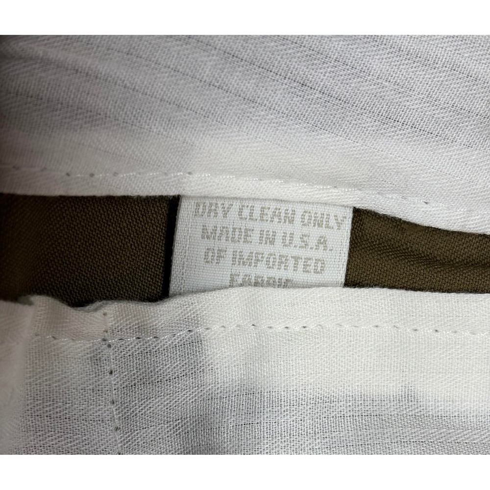 Hart Schaffner Marx Dress Pants Mens 34 Brown Pleated USA Made - Picture 7 of 8